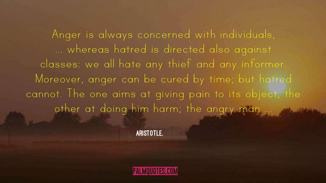 Angry Man quotes by Aristotle.