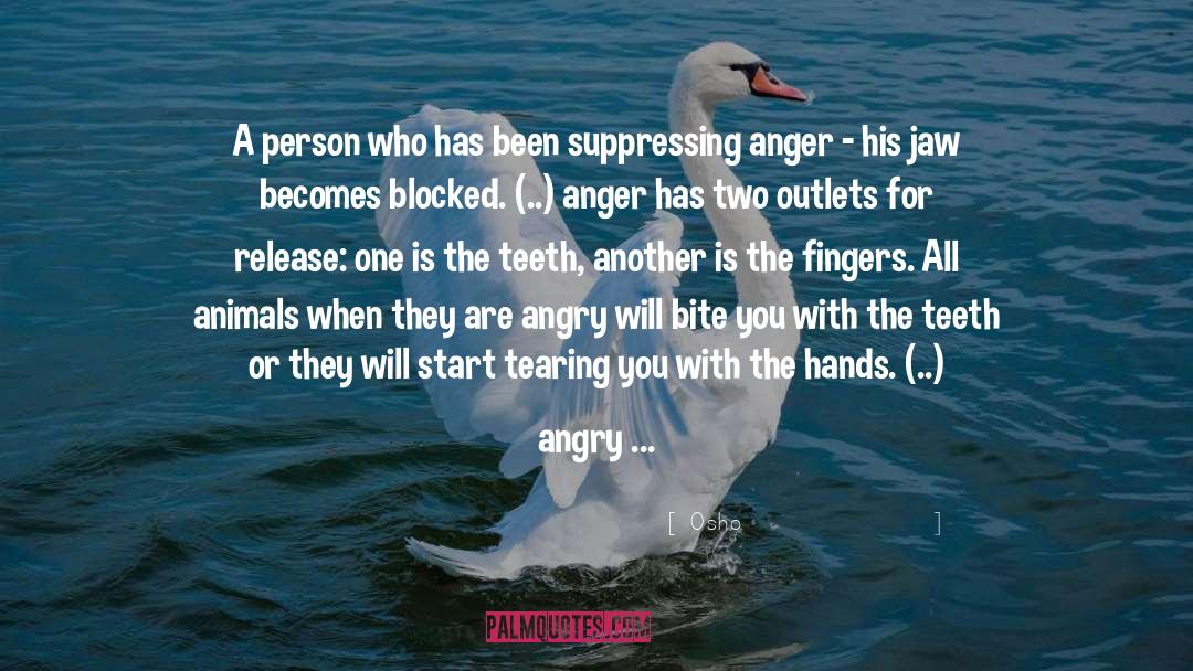 Angry People quotes by Osho