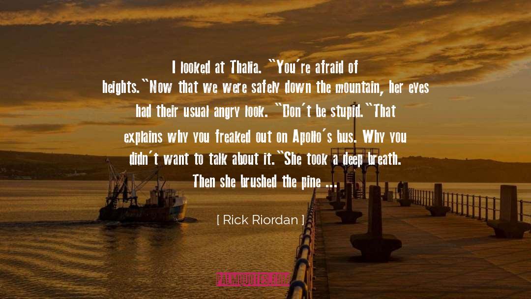Angry quotes by Rick Riordan