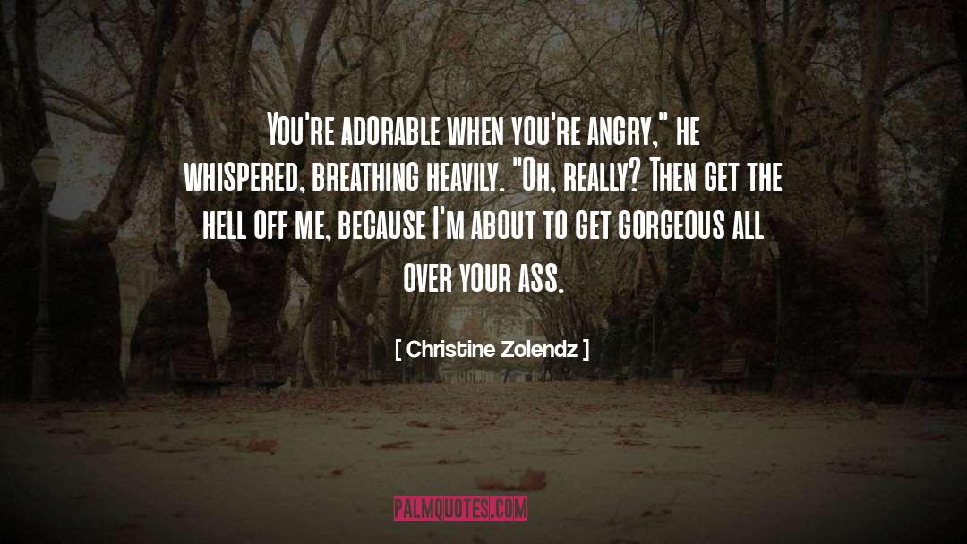 Angry Sex quotes by Christine Zolendz