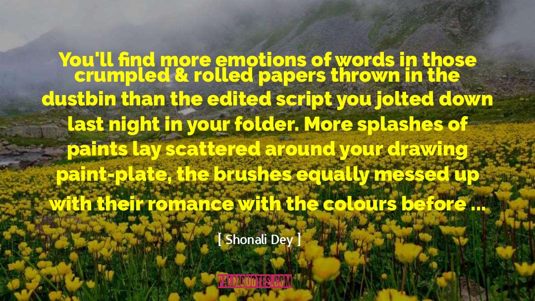Angry Words quotes by Shonali Dey