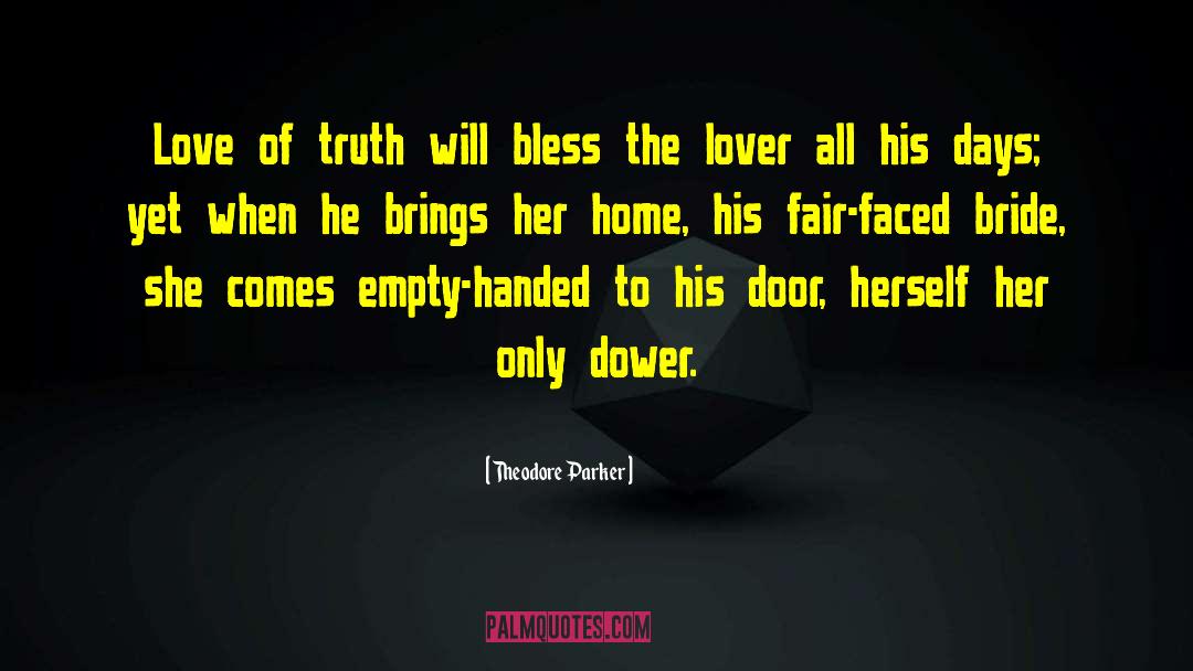 Angsty Love quotes by Theodore Parker