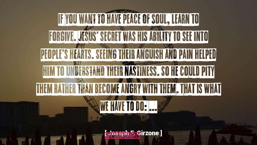 Anguish quotes by Joseph F. Girzone