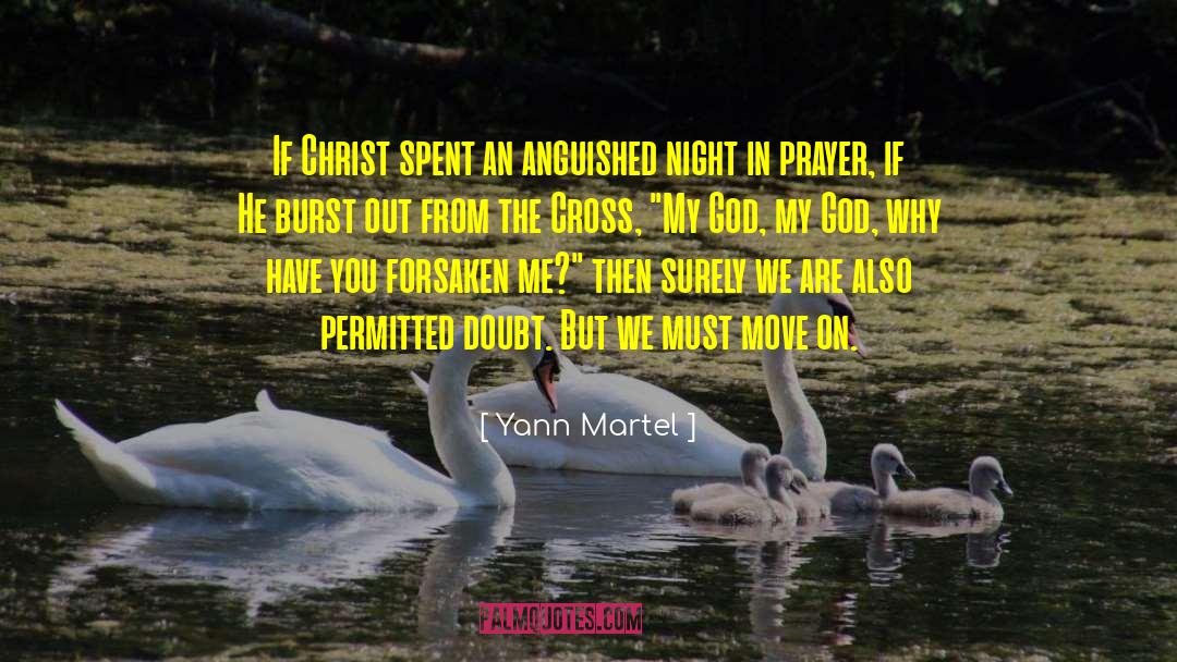 Anguished quotes by Yann Martel