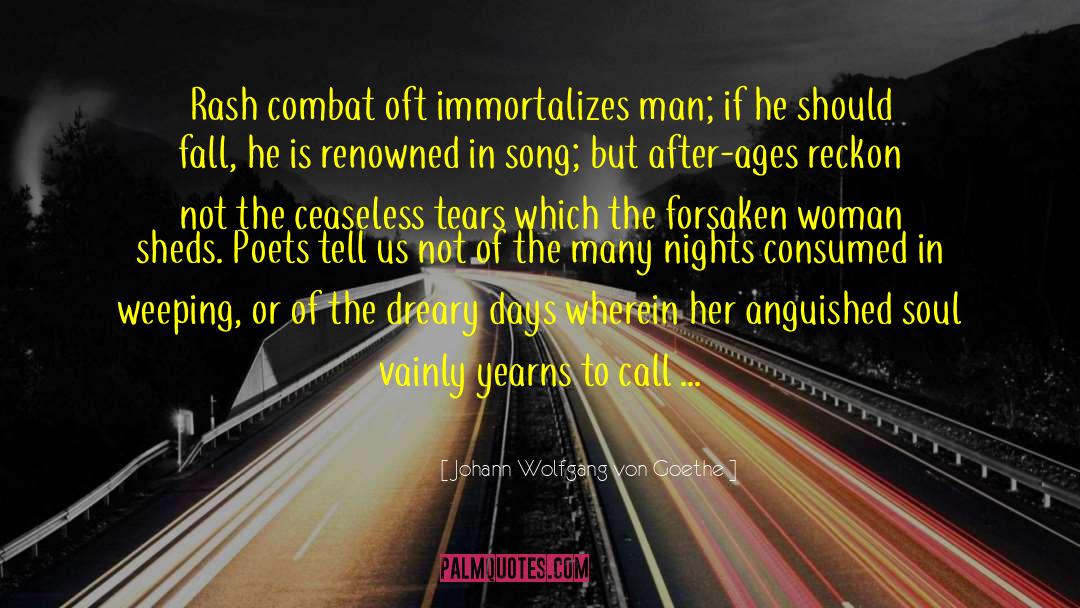 Anguished quotes by Johann Wolfgang Von Goethe