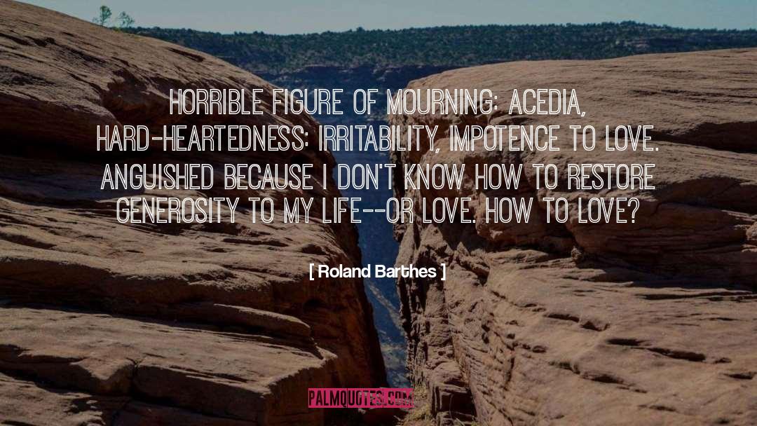 Anguished quotes by Roland Barthes