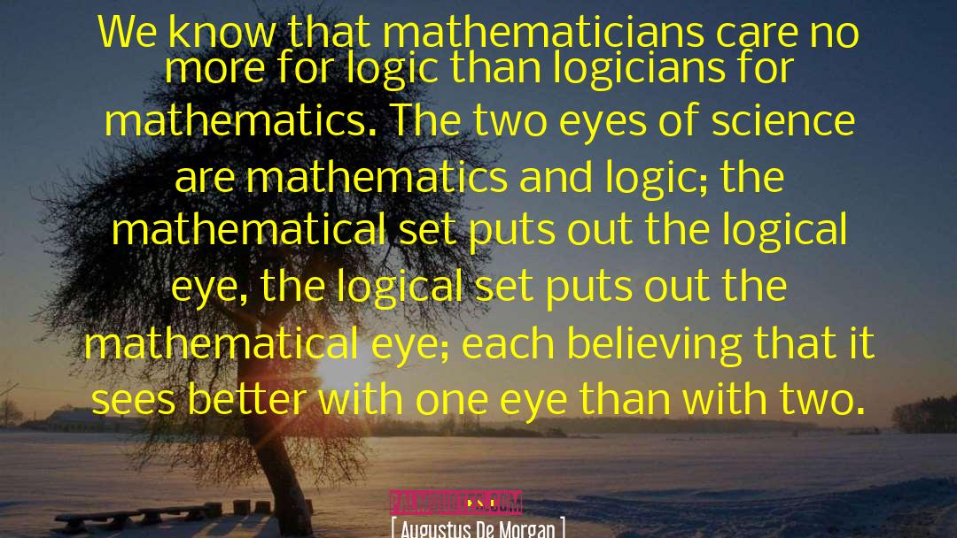 Angus Augustus Braxton Lenox quotes by Augustus De Morgan