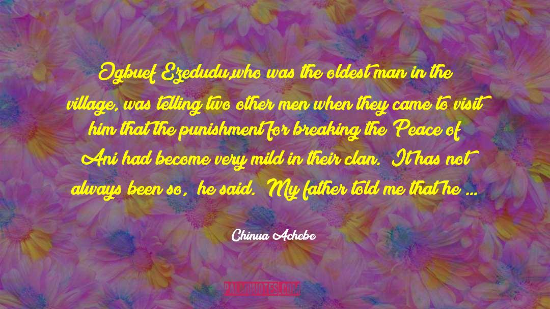 Ani quotes by Chinua Achebe