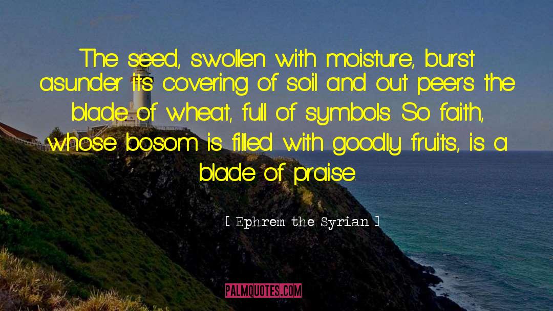Aniconic Symbols quotes by Ephrem The Syrian