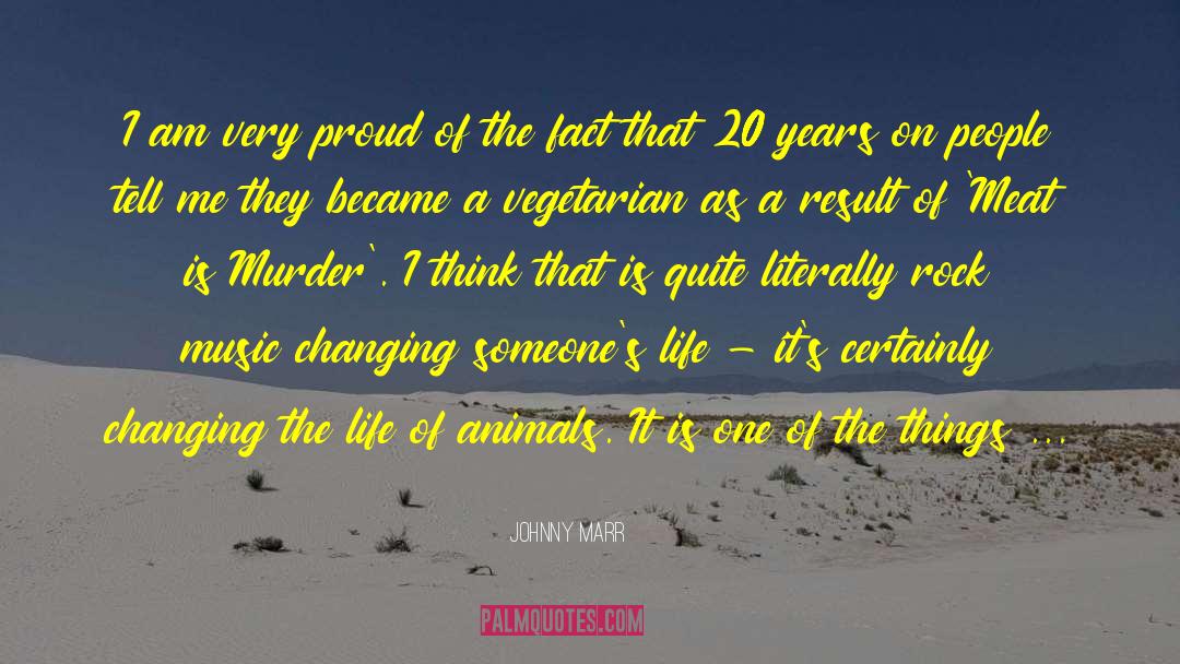 Animal Activism quotes by Johnny Marr