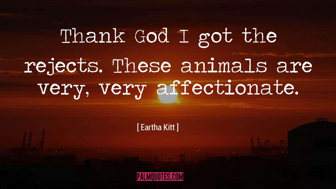 Animal Behavior quotes by Eartha Kitt