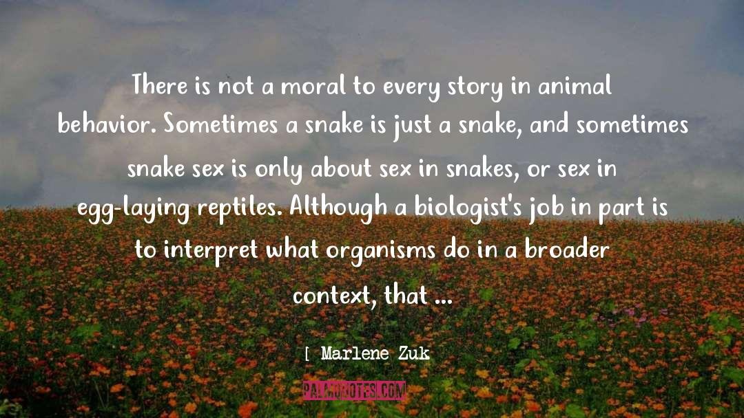 Animal Behavior quotes by Marlene Zuk