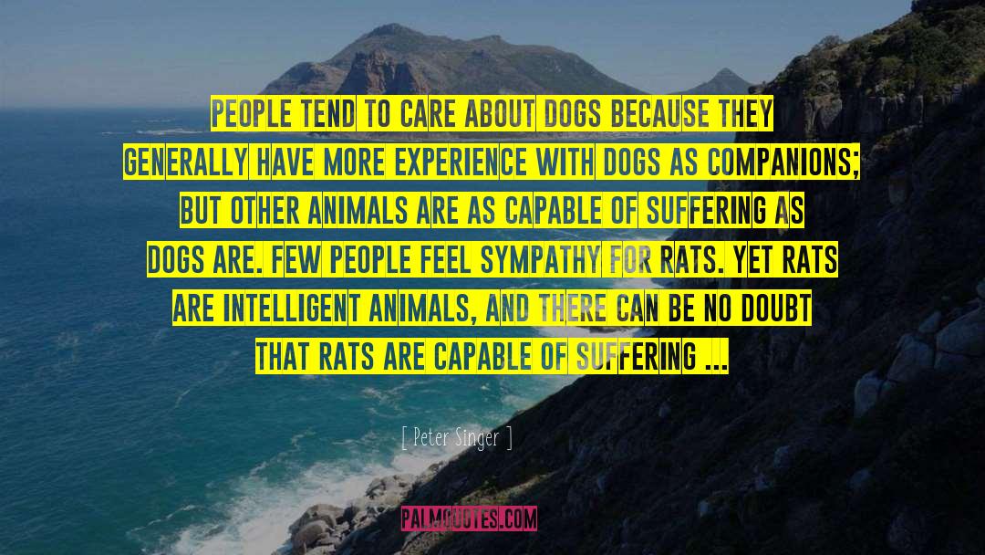 Animal Companions quotes by Peter Singer