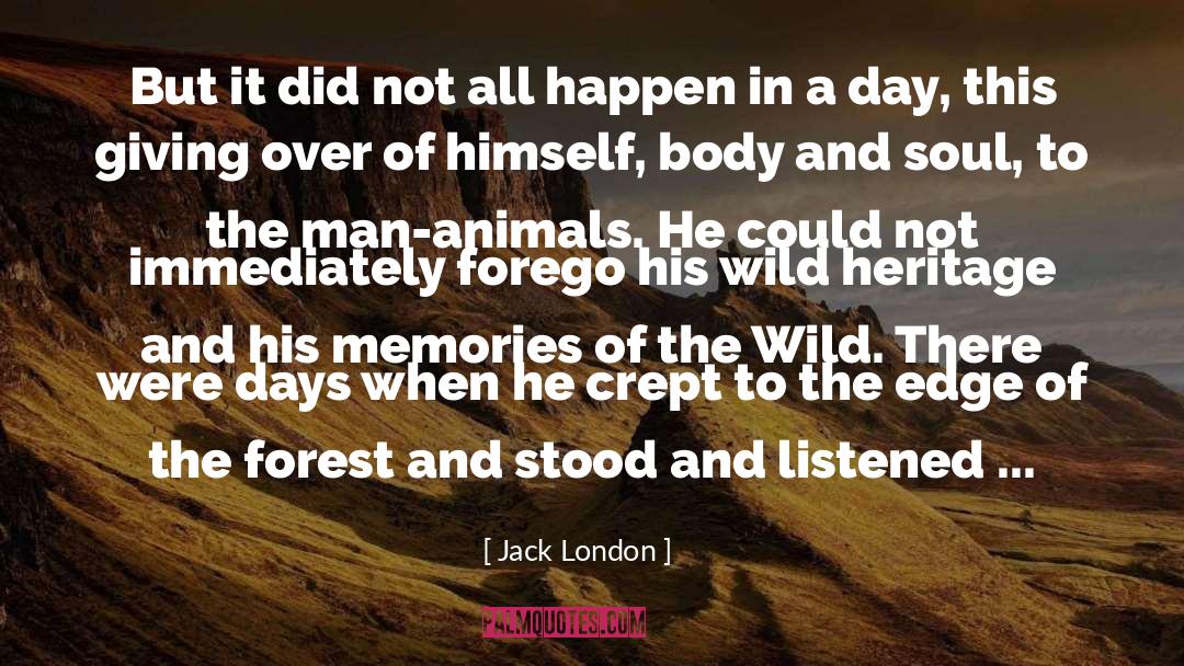 Animal Conservation quotes by Jack London