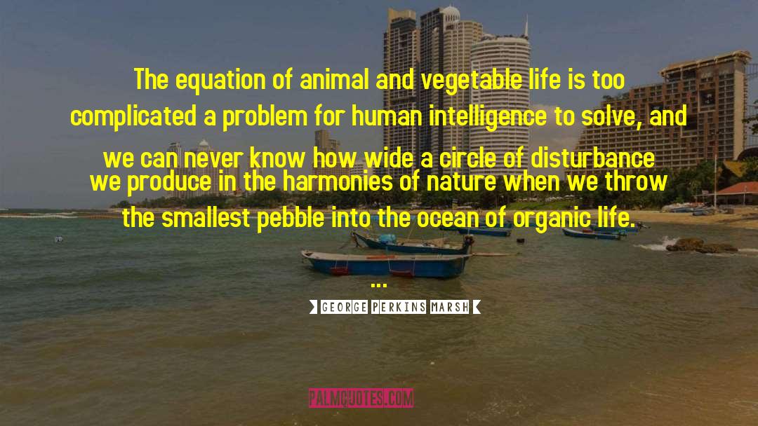 Animal Exploitation quotes by George Perkins Marsh