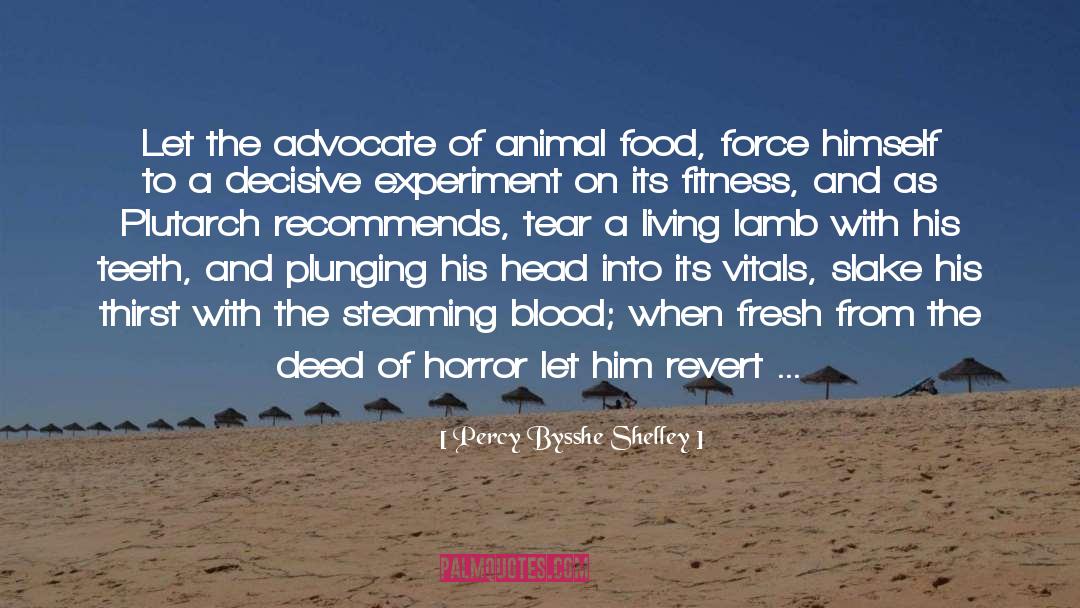 Animal Food quotes by Percy Bysshe Shelley