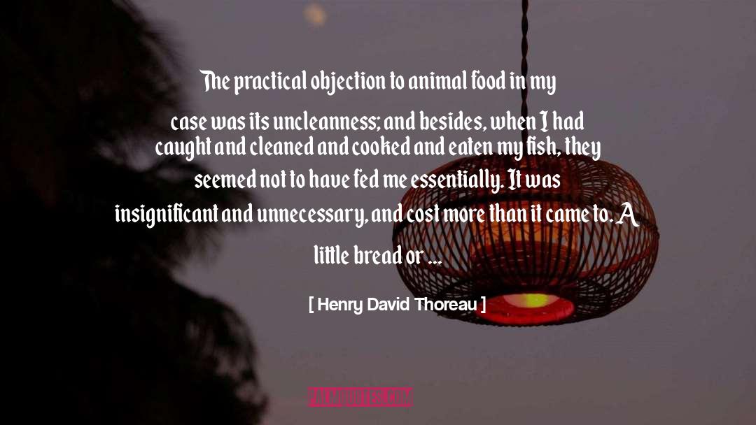 Animal Food quotes by Henry David Thoreau