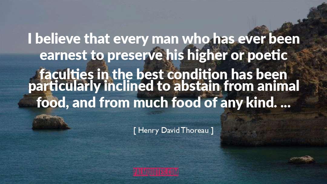 Animal Food quotes by Henry David Thoreau