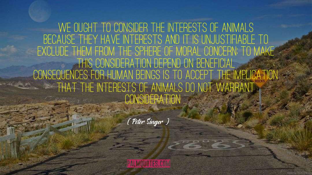 Animal Instinct quotes by Peter Singer