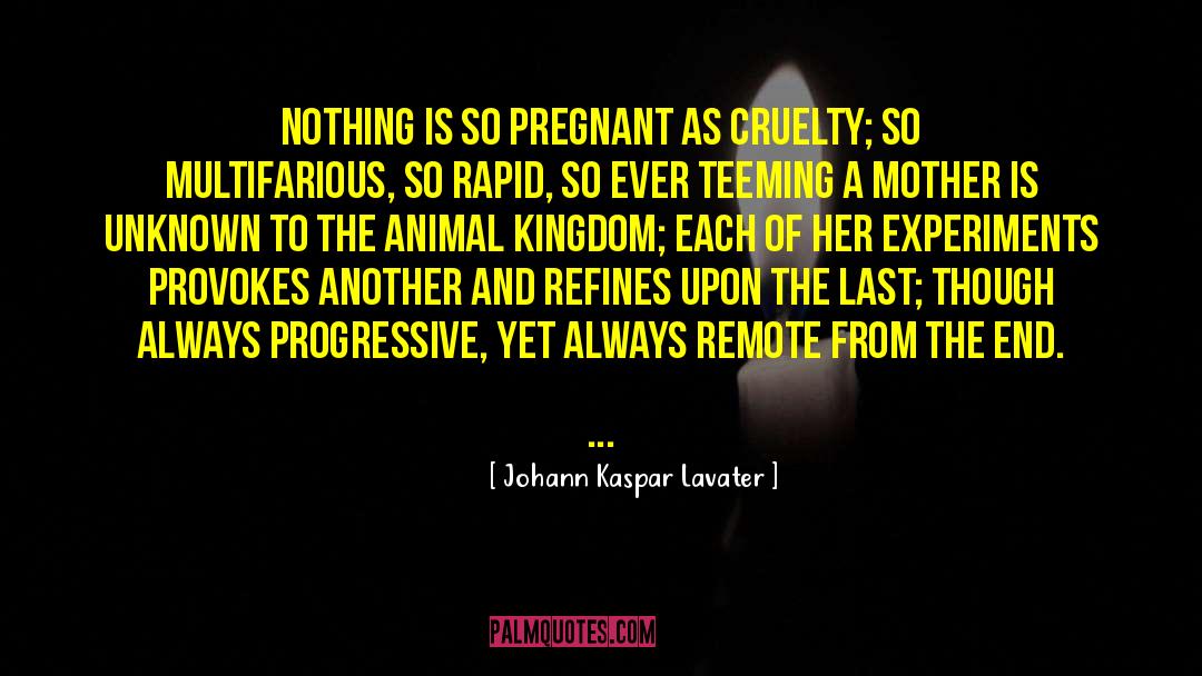 Animal Kingdom quotes by Johann Kaspar Lavater