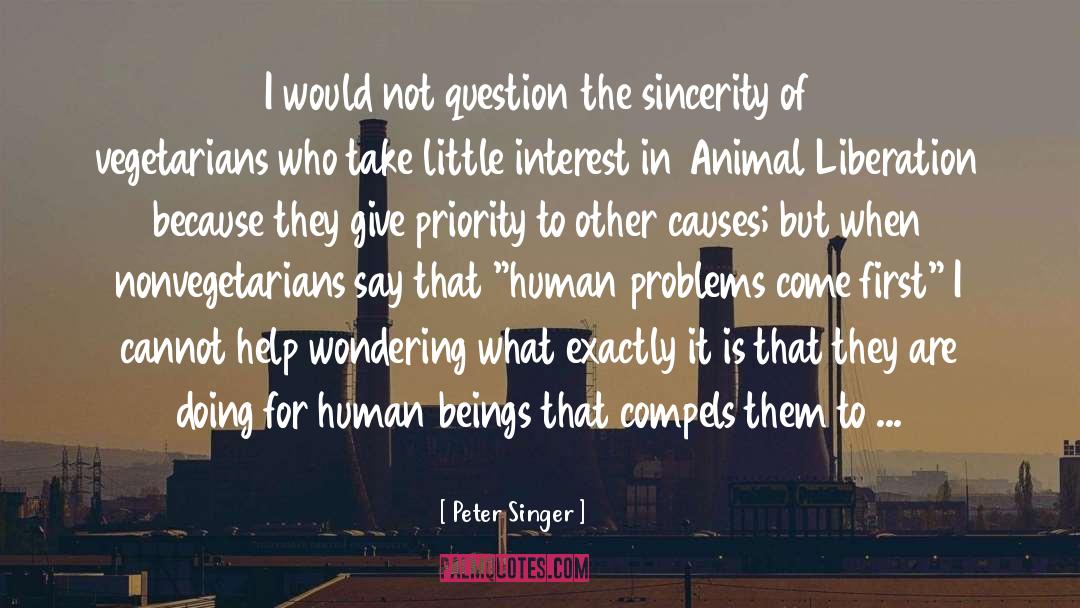 Animal Liberation Front quotes by Peter Singer