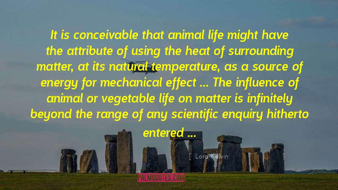 Animal Life quotes by Lord Kelvin