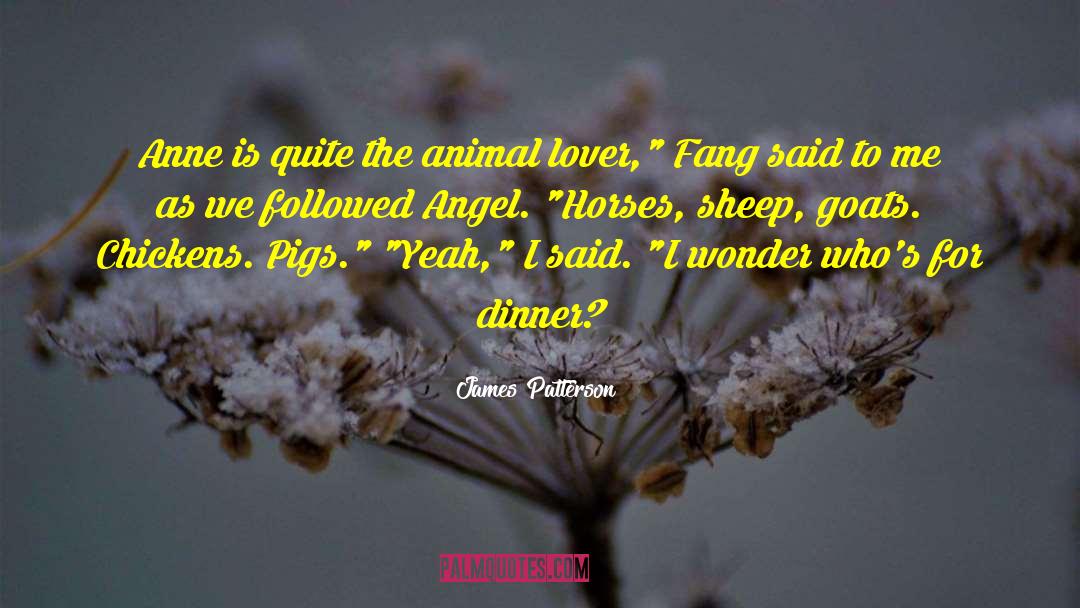 Animal Lover quotes by James Patterson