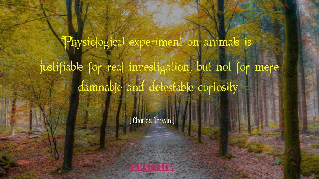 Animal Lover quotes by Charles Darwin