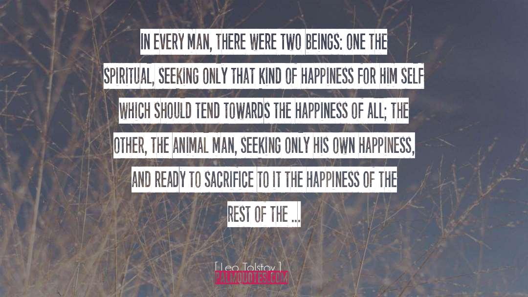 Animal Man quotes by Leo Tolstoy