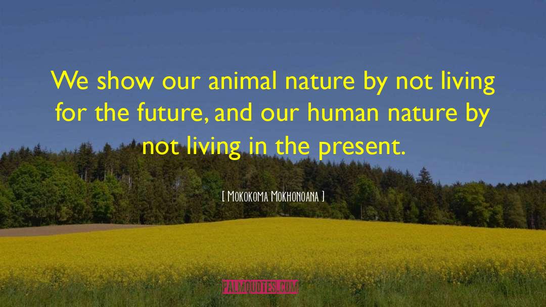 Animal Nature quotes by Mokokoma Mokhonoana