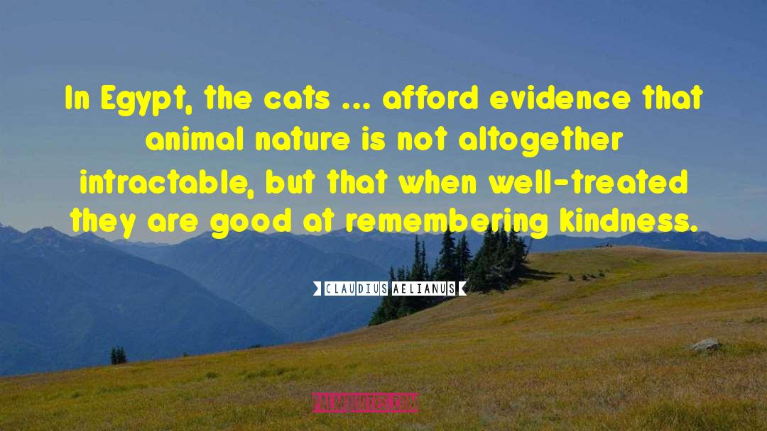 Animal Nature quotes by Claudius Aelianus