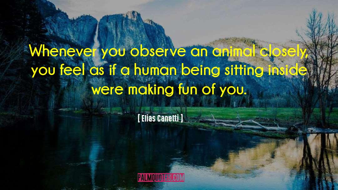 Animal Overpopulation quotes by Elias Canetti
