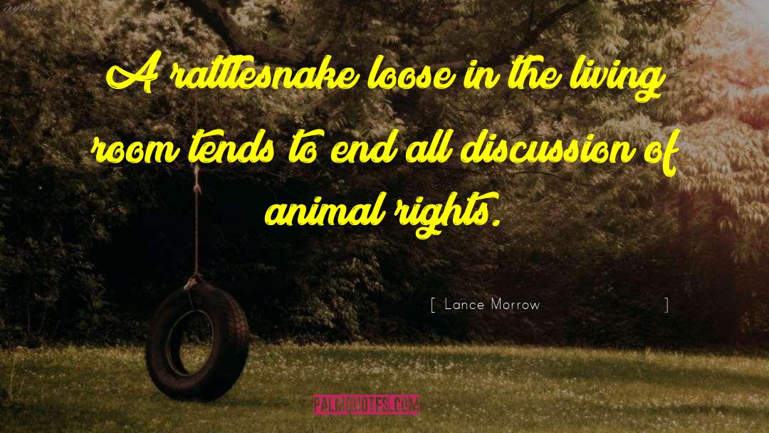 Animal Rescue quotes by Lance Morrow