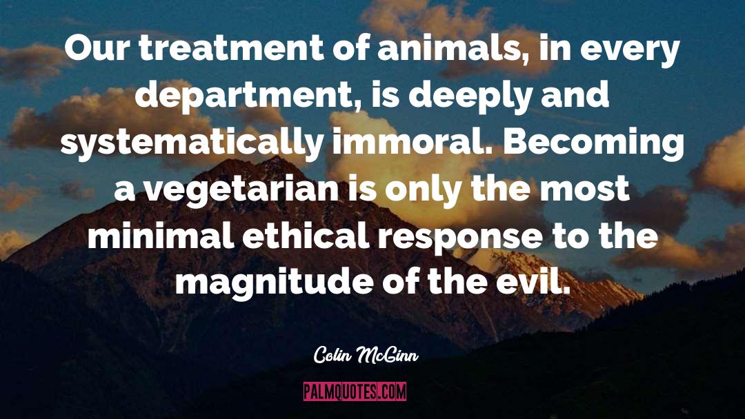 Animal Rights quotes by Colin McGinn