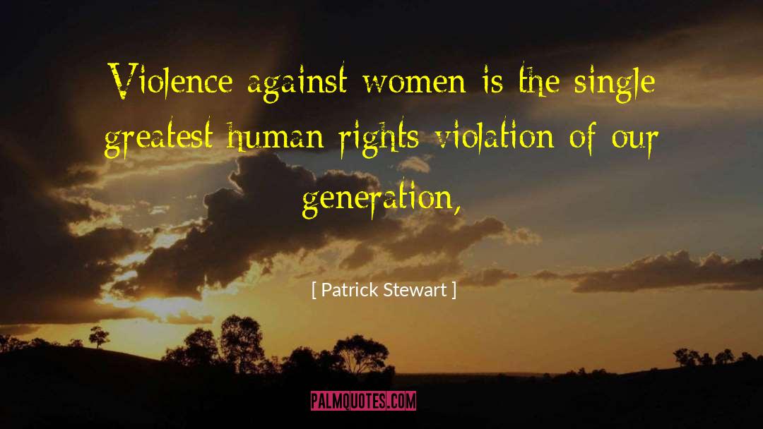 Animal Rights Violation quotes by Patrick Stewart