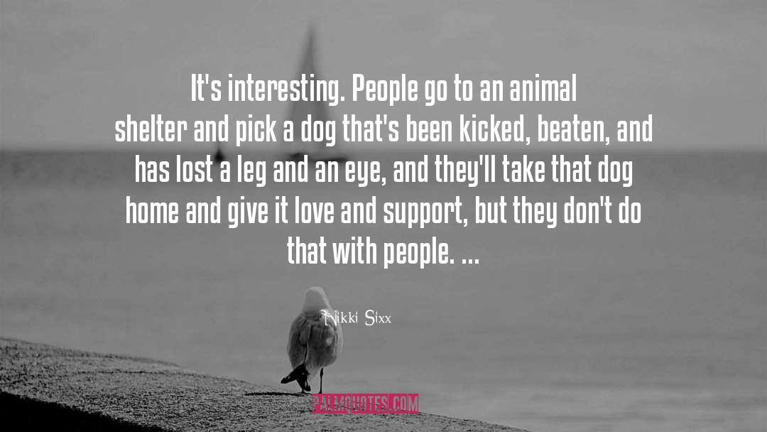 Animal Shelter quotes by Nikki Sixx