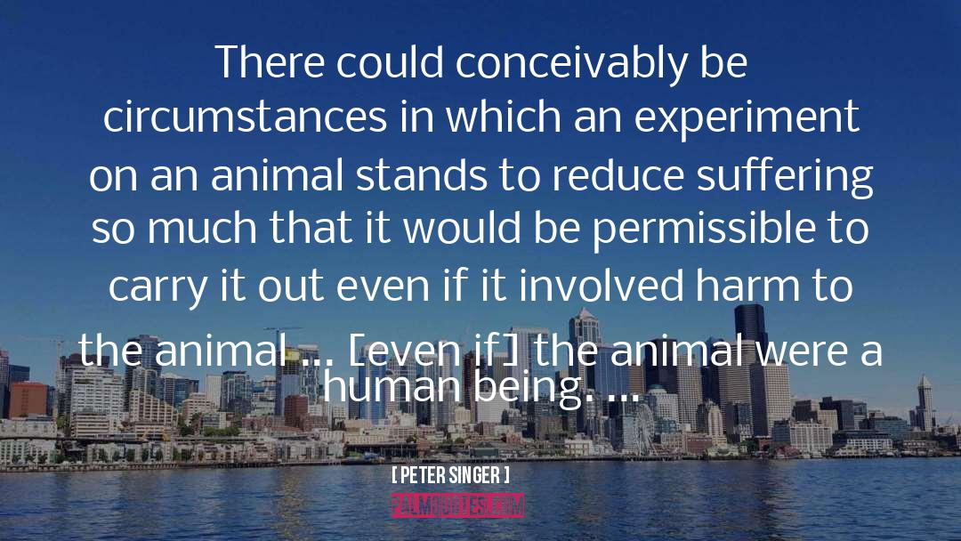 Animal Suffering quotes by Peter Singer