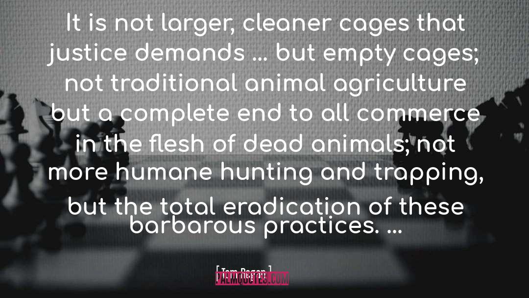 Animal Trapping quotes by Tom Regan