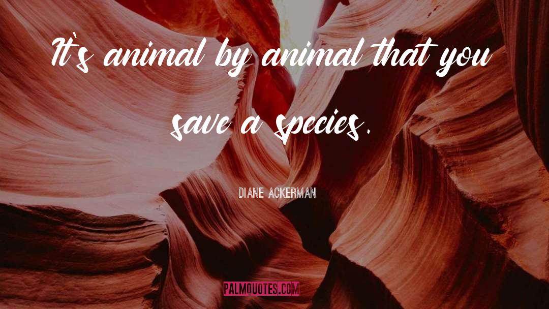Animal Trapping quotes by Diane Ackerman