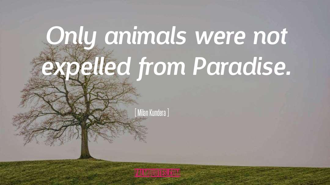 Animals quotes by Milan Kundera