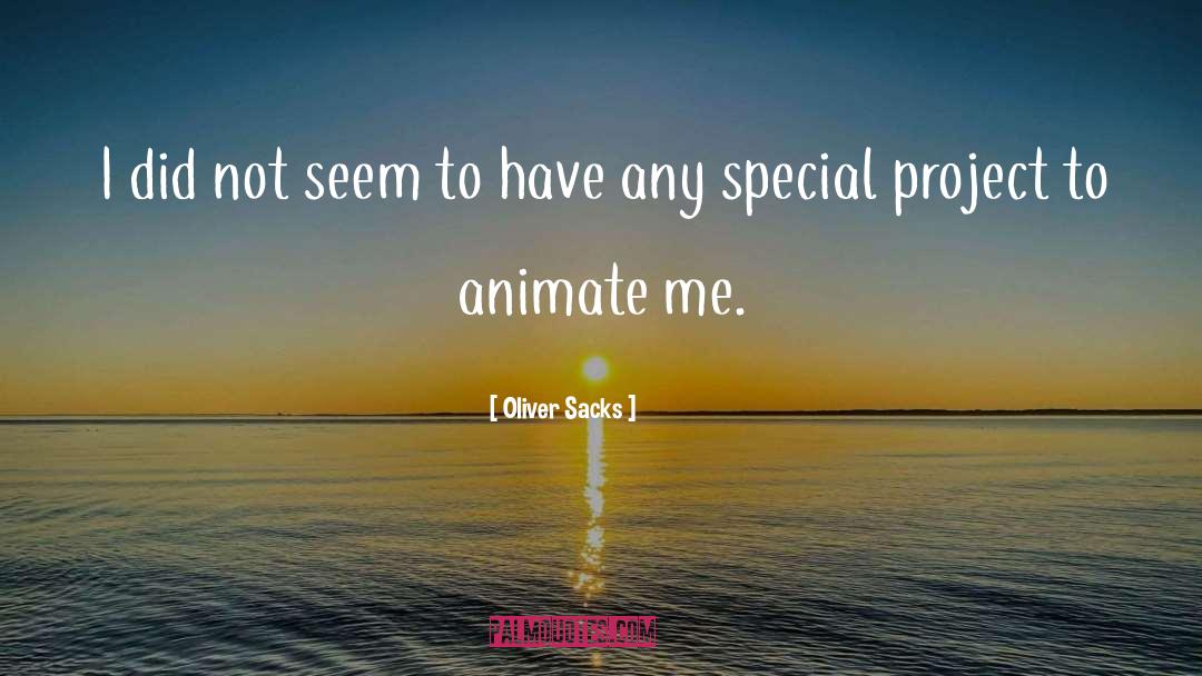 Animate quotes by Oliver Sacks