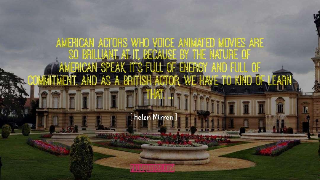 Animated Movies quotes by Helen Mirren