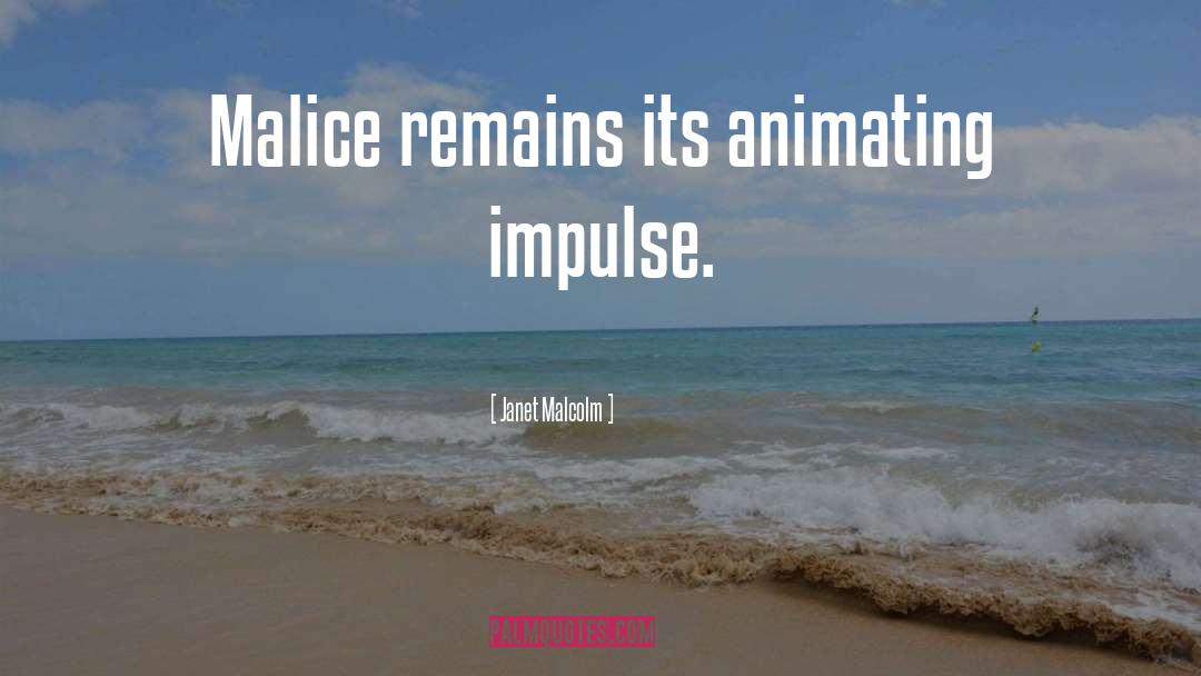 Animating In Photoshop quotes by Janet Malcolm