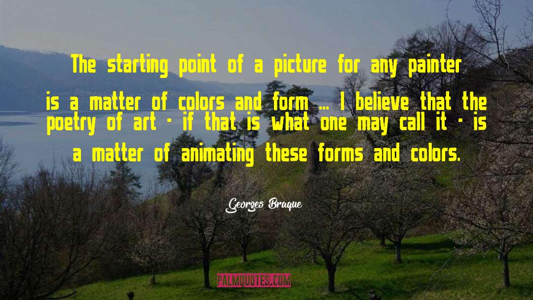 Animating In Photoshop quotes by Georges Braque