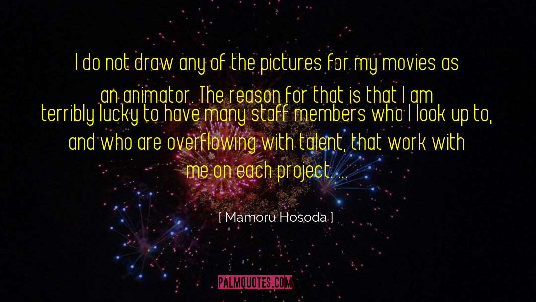 Animator quotes by Mamoru Hosoda