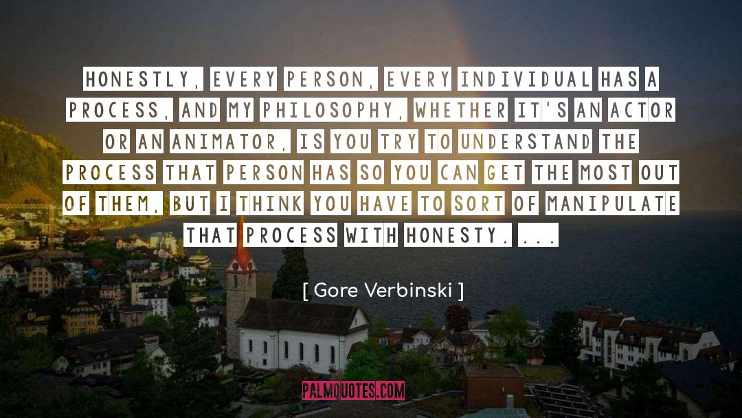 Animator quotes by Gore Verbinski
