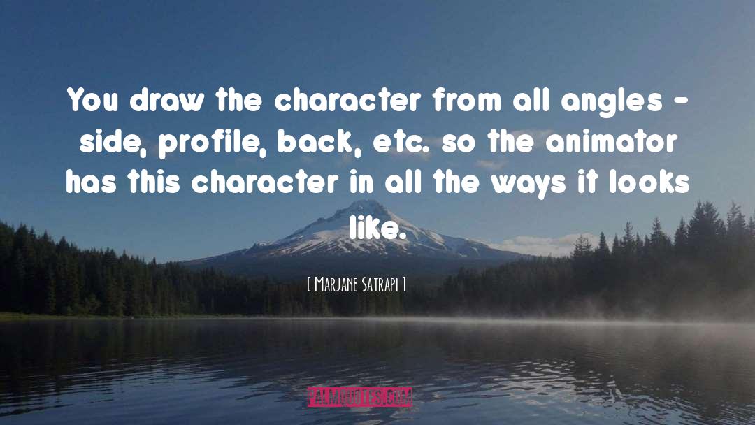 Animator quotes by Marjane Satrapi