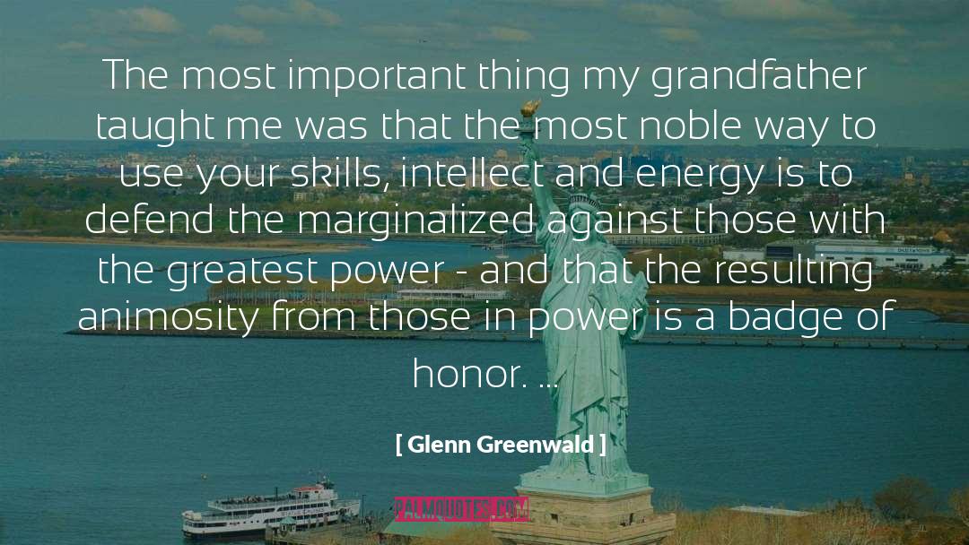 Animosity quotes by Glenn Greenwald