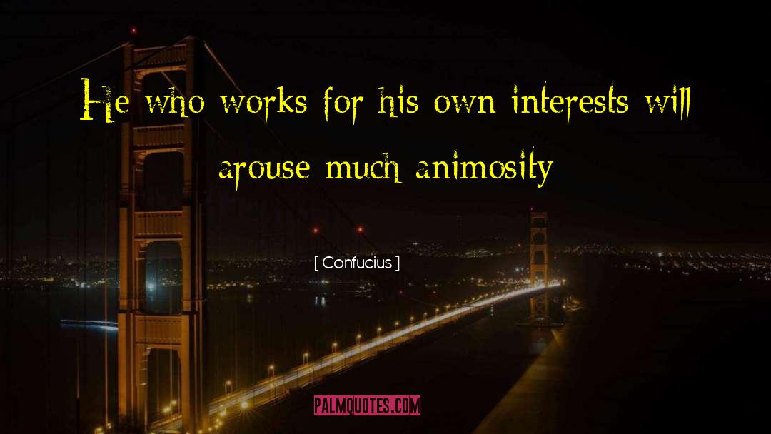Animosity quotes by Confucius