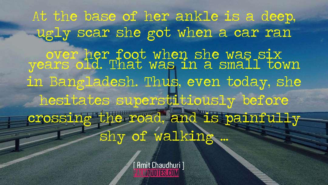 Ankle quotes by Amit Chaudhuri